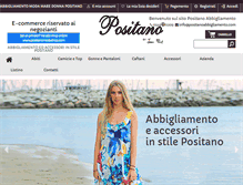 Tablet Screenshot of positanoabbigliamento.com